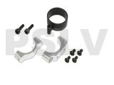 313062 CNC Tail Support Clamp (Silver anodized) 